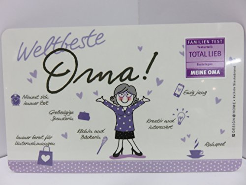 Unbekannt Frühstücksbrettchen - Weltbeste Oma!