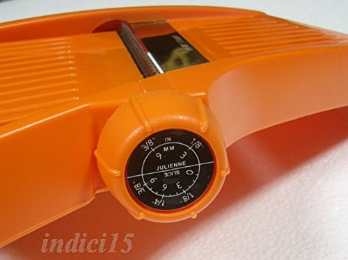 BERNIGROUP Mandolina Slicer Arancione Affetta Verdure in Blister