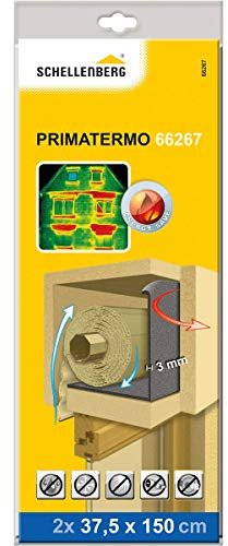 Schellenberg 66267 Rollo de aislamiento para cajas de persianas, para aislar con espacios reducidos, 2 piezas