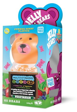 Millhouse Multivitamin Jelly Bears | Delicious gummy bears, packed with essential vitamins, boosts energy, supports immune system, perfect for kids and adults
