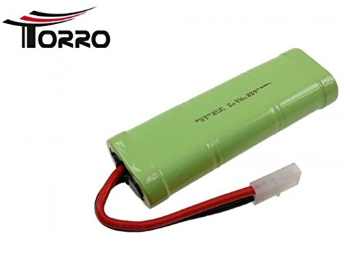 TORRO Batterie de rechange Ni-Mh 7,2 V 3000 mAh avec fiche Tamiya