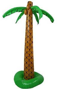 AUFBLASBARE Palme = VON ILOVEFANCYDRESS®= 160cm HOCH = DAS PEREKTE ZUBEHÖR FÜR Pool Party ODER SOMMERFESTE ODER EINFACH ALS Hawaii DERKORATION = VON ILOVEFANCYDRESS®