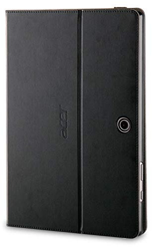 Acer Funda Protectora para Tablet (Compatible con Acer Iconia One 10 (B3-A50 y B3-A50 Full HD), Funda Universal, Funda Tipo Cartera), Color Negro