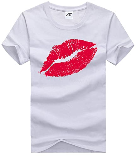 Red Lips Iron On T Shirt Transfer#(7434#T Shirt Sticker#Red Lips#A6)