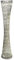 Formano Lampe 660923 145cm Silber rund gedreht LED-Licht-Lämpchen Steh-Boden-Lampe-Lampen Wohn-Schlaf-Zimmer edles-modernes Design