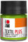 Marabu 17150005061 - Textil Plus reseda 50 ml, volldeckende Stoffmalfarbe für dunkle Stoffe, geeignet für Stoffmalerei und Stoffdruck, nach Fixierung waschbeständig bis 40 °C