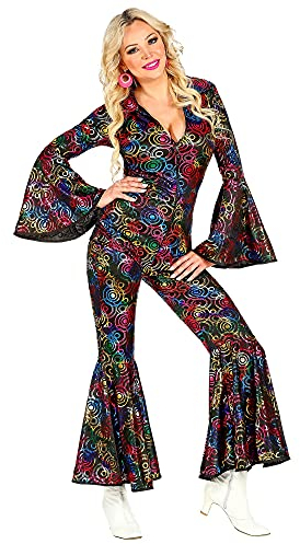 W WIDMANN MILANO Party Fashion - Kostüm Disco Style 70er Jahre, Overall, Dancing Queen, Faschingskostüme, Karneval
