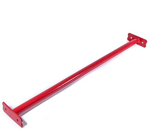Reckstange - Mit Befestigungsplatten & Material - Rot - 90 cm
