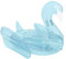 FUNBOY Riesiger aufblasbarer Schwimmer, transparent, blau, luxuriös, für Sommer-Pool-Partys und Unterhaltung