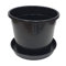 Gro Garden Products 20 Litre Plant Pot, Heavy Duty Flower Pot With Large 35cm Saucer - Large Plant Pots Outdoor & Indoor Plant Pot for Herb, Flowers, Potato, Shrub & More - Pack of 2