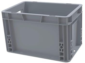 Recycled Plastic ECO Euro Plastic Stacking Industrial Storage Containers Boxes Crates! (7 Litre - 30 x 20 x 19cm)
