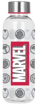 Marvel Bouteille Réutilisable, Design Durable, Bouteille D'eau, Gourde Avengers, Bouteille de Voyage, Capacité 850ml