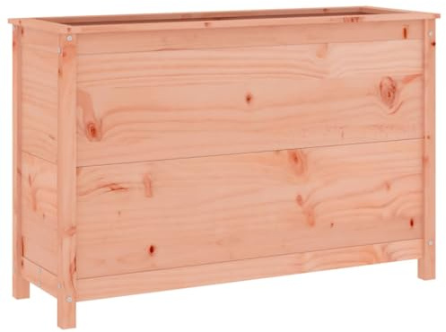 vidaXL Hochbeet, Holz Hochbeet für Garten Terrasse Balkon, Blumenkasten Pflanzbeet für Gemüse Kräuter Blumen, Gemüsebeet Kräuterbeet, Massivholz Douglasie