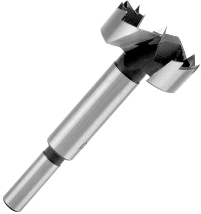 VOSSOT Brocas profesionales Forstner de 38 mm para madera, diámetro de 38 mm, longitud de 90 mm, puntas con vástago redondo