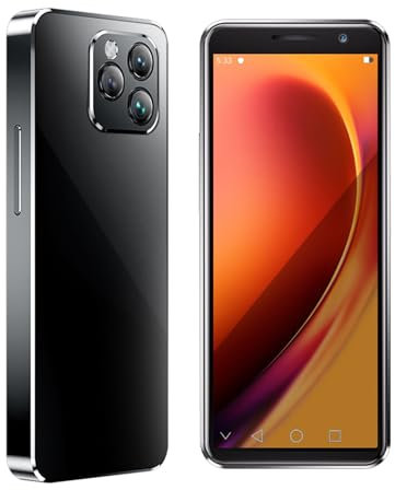 Rainbuvvy Mini Smartphone 4G (4 Inch HD+ Display,5MP Camera, Octa Core Processor, 2100 mAh Battery, 4/128 GB), Android 10.0 Tiny Mobile Phone Unlocked, Face Unlock GPS WiFi OTG Dual Sim