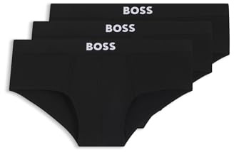 Hugo Boss Herren Slip aus Baumwolle, 3er-Pack | Herren Slip, bequeme Passform, ideal für den Alltag, bequeme Unterwäsche, Markenslip