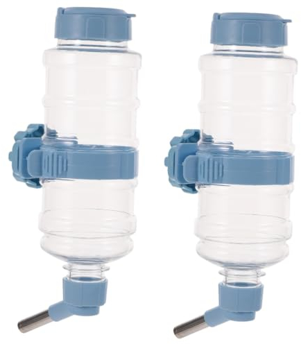 CORHAD 2pcs Rabbit Hanging Feeder Creative Pet Drinking Bottle Pet Water Fountain Bunny Feeder for Indoor Use