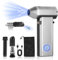 Cordless Jet Mini Blower,130000RPM Jet Hair Dryer,Rechargable Compressed Air Duster PC Cleaner,Powerful Fan Turbine Powered Mini Blower Air Duster,Stepless Speed Adjustable, Reusable Blower Jet Fan