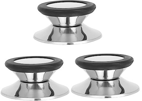 Garneck 9 Stück Deckelgriff Topfdeckelgriff Hitzebeständiger Topfgriff I Can Cover Pfannendeckelknopf Topfdeckelgriff Ersatztopfdeckel Topfgriff Zubehör Topfdeckelgriff Schwarz