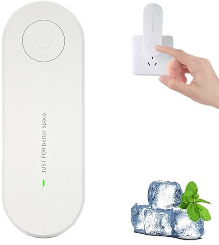 Ionic Air Purifier Plug In Uk, 360° Mini Portable Filter-Free Purifier Negative Ion Generator for Pet Odors, Smoke & Dust, Ultra Quiet for Bedrooms, Home, Office, Toilet (White)