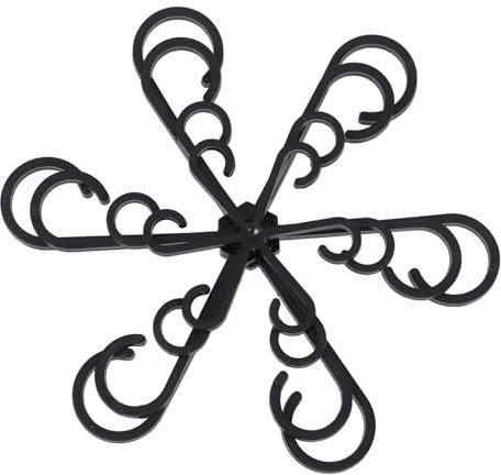 UKCOCO 4 Pièces Cadre de Support de Plantes Agrafe d'orchidée Clips pour Les Plantes Clips de Vigne Treillis Mural Jardin d'herbes Clips muraux pothos Plantes murales Perlite Abdos Noir