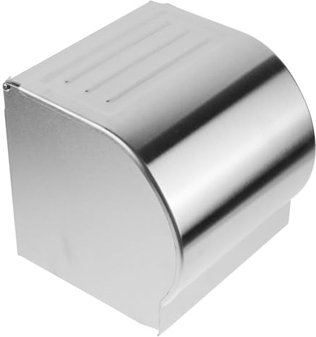 Healifty Toilettenpapierhalter Mit Deckel Wandmontage Wasserdicht Robust Für Badezimmer Und Hotel Vielseitiger Wc Rollenhalter Mit Aufbewahrungsbox