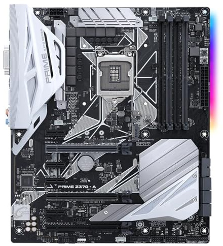 schede madri Fit For ASUS PRIME Z370-A LGA1151 DDR4 DP HDMI DVI M.2 USB 3.1 Z370 ATX con for processore Intel Core di ottava generazione