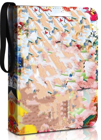 Raccoglitore Carte Pokemon, Album Carte Collezionabili, 50 Pagine per 400 Cartes, Album Porta Carte Impermeabile