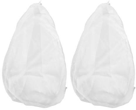 Abaodam 2 Stück Innenbezug für Sitzsäcke Weiß Gewebe Abnehmbar mit Reißverschluss 89x81cm Leerer Ersatzbezug für Bequeme Sofas und Sitzsack Liege ohne Füllung