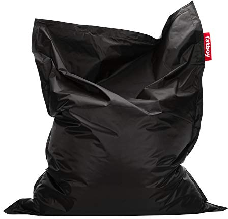 Fatboy Original Sitzsack Schwarz, Nylon, 40 x 140 x 180 cm (LxBxH)