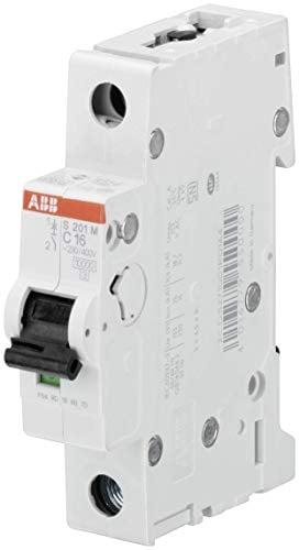 Abb S201M C16 Interruttore Automatico 10Ka 1P, White
