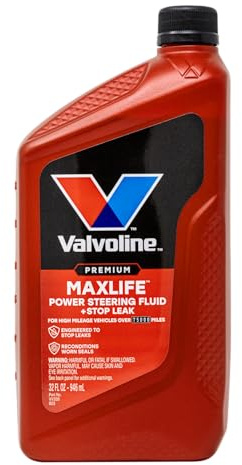 Vavoline MaxLife PS and SL Power Steering Fluid with Stops Leaks, Prevents Wear Foaming and Oxidation for Meets GM 1050017, Chrysler 5931, Ford M2C195-A, 32oz