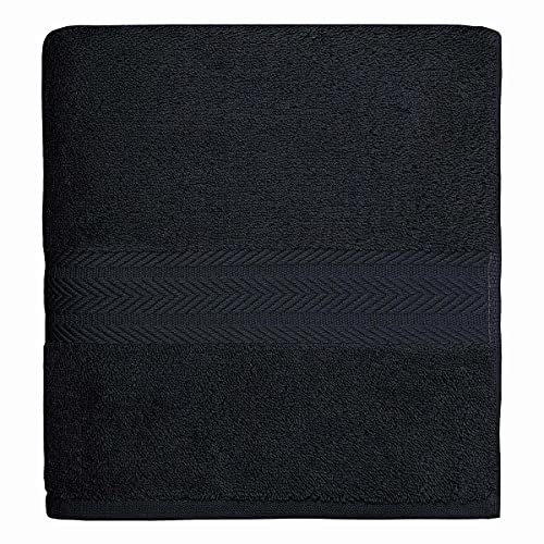 Sensei Maison - Serviette de Toilette 550 g/m² Luxury - 50x100 cm - Noir