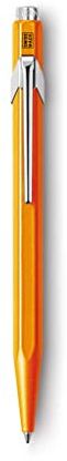 Caran d'Ache 849.53 - Kugelschreiber 849 POPLINE - Fluo Orange mit Etui, 1 Stück (1er Pack)