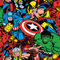 Marvel Comic-Pack-Stoff, 109 x 111 cm