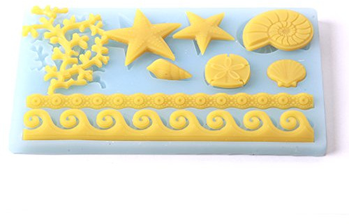 Sea Coral Fondant Cake Decorations Silicone Mould