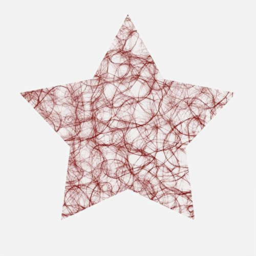 Sizoweb Formen - Platzsets - Tischsets - Dekounterlagen - 12 Stück - 64 (Sizoweb Stern, Karminrot)