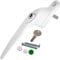 X10 uPVC Window Handle Inline White Double Glazed Universal Espag Replacement uPVC Window Handles - White - Pack of 10
