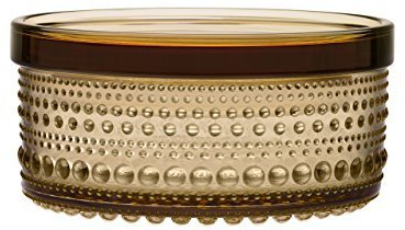 Iittala- Vorratsglas - Kastehelmi - Glas - Wüstenbraun - (DxH) 11,6x5,7cm