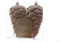 Kaemingk Zapfen Weihnachtskugel Tannenzapfen Baumschmuck bruchfest 2er Set Mandel mit Glitter
