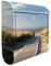 Briefkasten mit Zeitungsrolle Ostsee Strand 46cm x 39cm