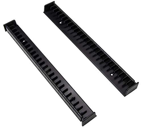 Gedotec Archivierungssystem CD & DVD-Halter für 24 CDs oder 18 DVDs | CD-Ständer Kunststoff schwarz | CD-Flipper selbstklebend für Holz-Möbel & Schränke | 5 Paar - Aufbewahrungssystem für CD-Hüllen