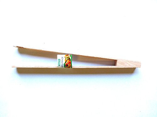 Kesper Wertige Grillzange Wurstzange aus Holz ca. 32 cm lang