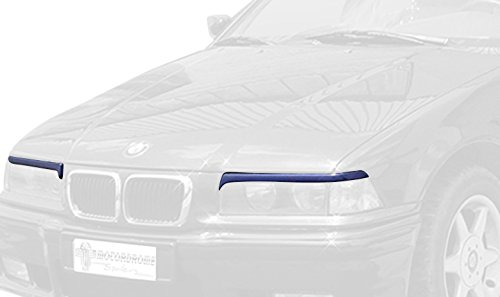Motordrome Satz Scheinwerferblenden kompatibel mit BMW 3-Reihe E36 1991-1998 (ABS)