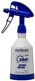 detailmate Made by Kwazar Mercury Super PRO+ 360 Grad Sprühflasche 0,5 Liter, Double Action Trigger, dunkelblau
