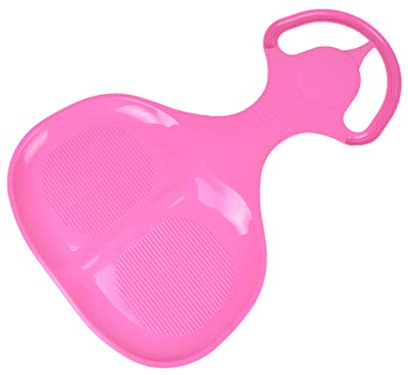 MARMAT Schneerutscher Porutscher Kinder Schneeflitzer Schlitten Tutschteller Rodel Groß (Pink)
