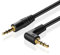 TNP Audio Cable 3.5mm Right Angle (3FT) Male to Male Gold Plated AUX Auxiliary Headset Jack Adapter TRS Cord for Bose Sony Headphones Cord Replacement iPhone iPod iPad Computer Portable Speaker Car