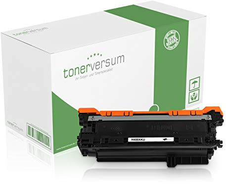 Tonerversum Toner kompatibel zu HP CE400X 507X Schwarz Druckerpatrone für Laserjet Enterprise 500 Color M551dn M575dn Pro 500 Color MFP M570dn M570dw Black