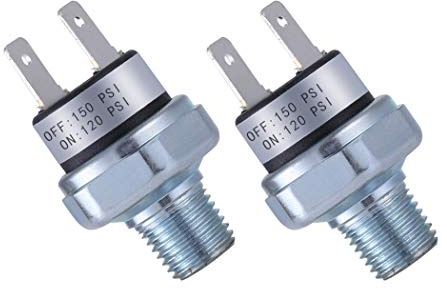 Pressure Switch 120-150 PSI Air Compressor Pressure Switch 1/4-18 NPT Air Pessure Switch 24V 12V Pressure Switch Air Tank High 150PSI Pressure Switch 120PSI Pressure Controller