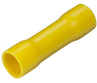 GTSE 100 Pack of Yellow Butt Connectors - 5.5mm - Premium Pre-insulated Crimp Terminals